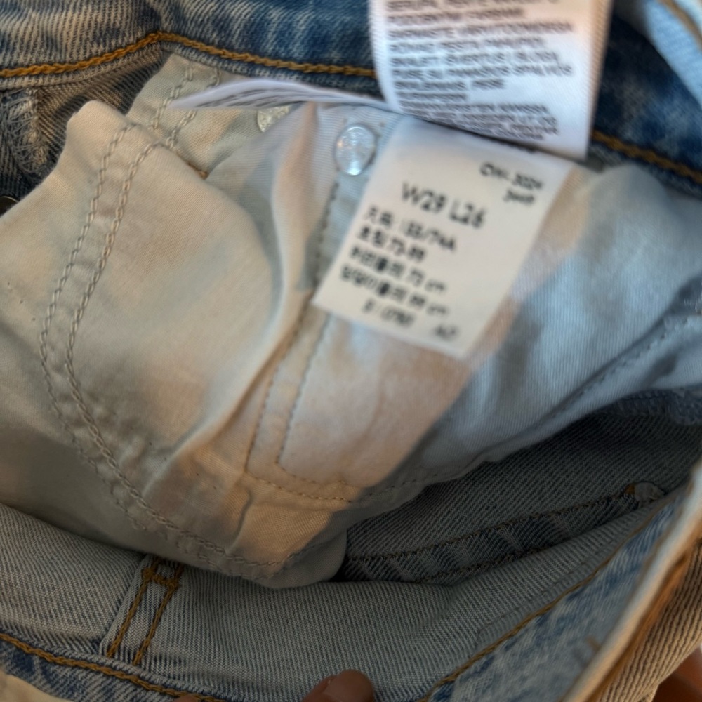 Levis 29x26 button fly wedgie straight - Picture 6 of 6